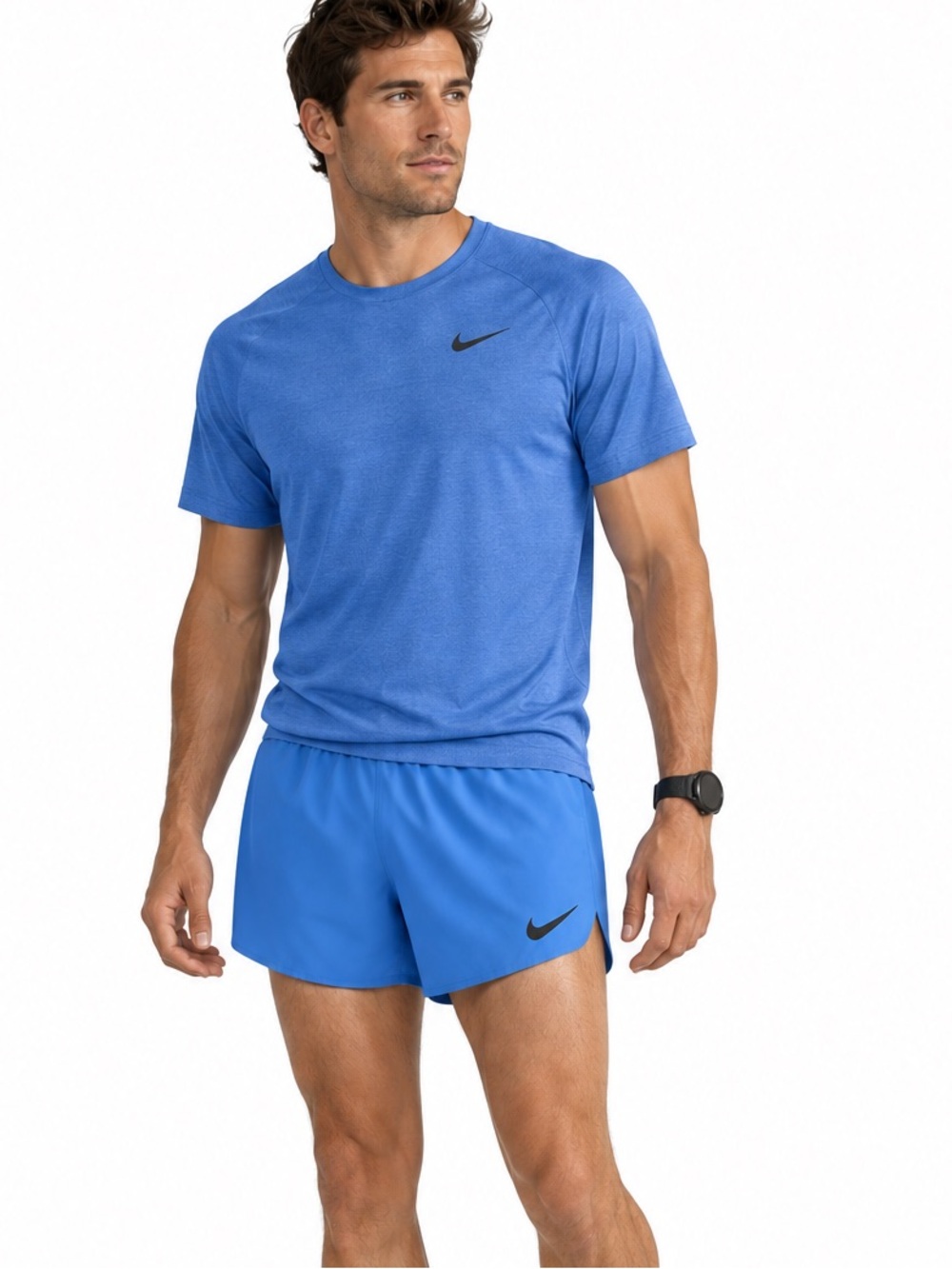 NWT Nike Men’s Drifit Adv Aeroswift 2” Lined Running Short Comet Blue Size S